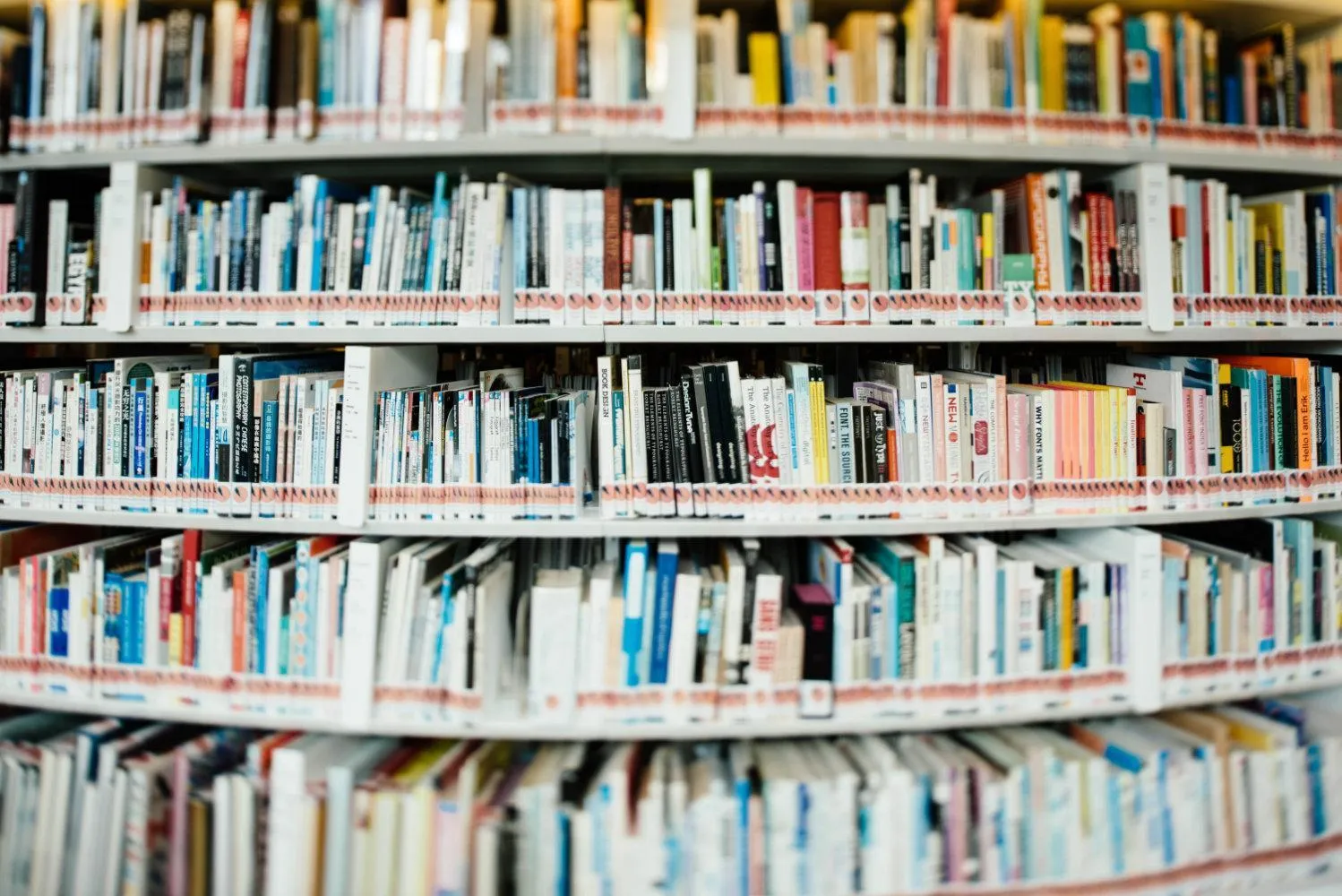 Small, simple shelf of core Bible study library essentials