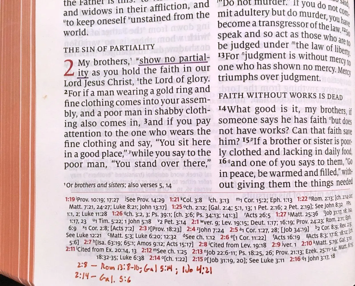 Handwritten Cross-references