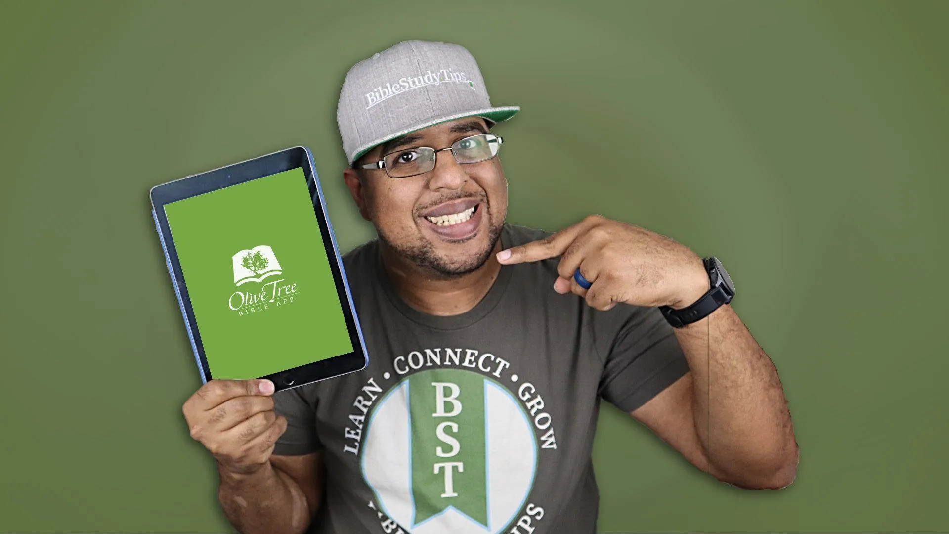 Olive Tree Bible Study app open on a mobile device screen
