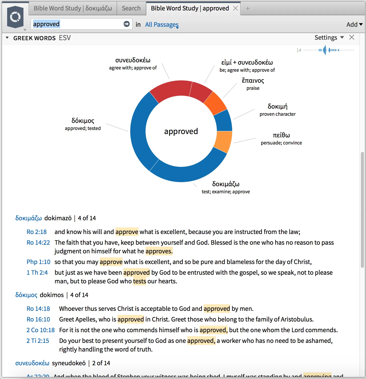 Logos Bible Software - Bible Word Study