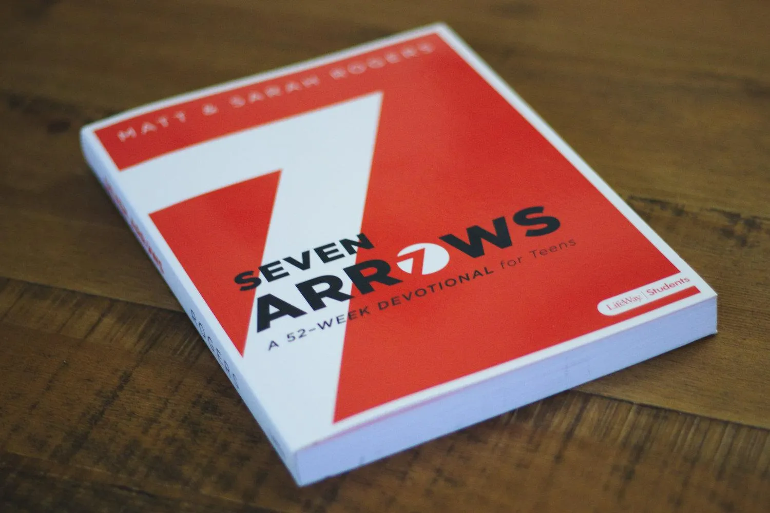 Seven Arrows devotional book cover for year-long Bible study