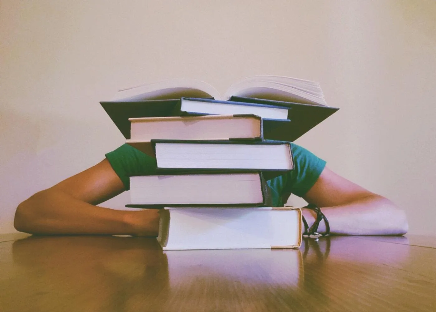 Systematic theology book opened on a study desk