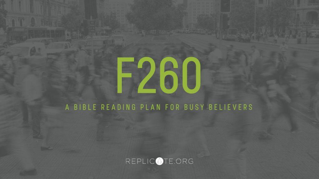 F-260 Bible Reading Plan