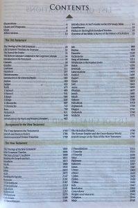 Personal Size ESV Study Bible Table of Contents