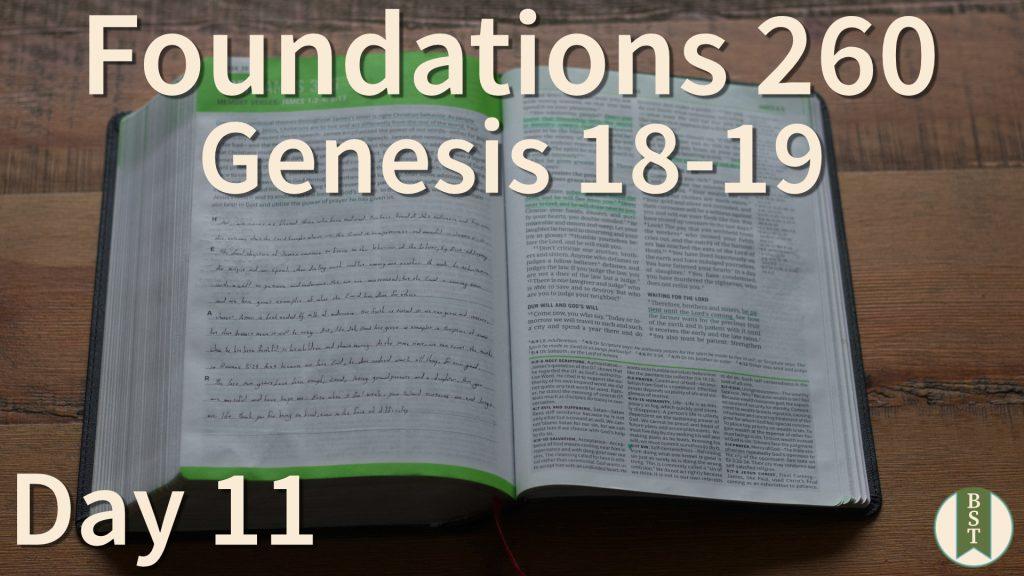 F260 Bible Reading Plan - Day 11