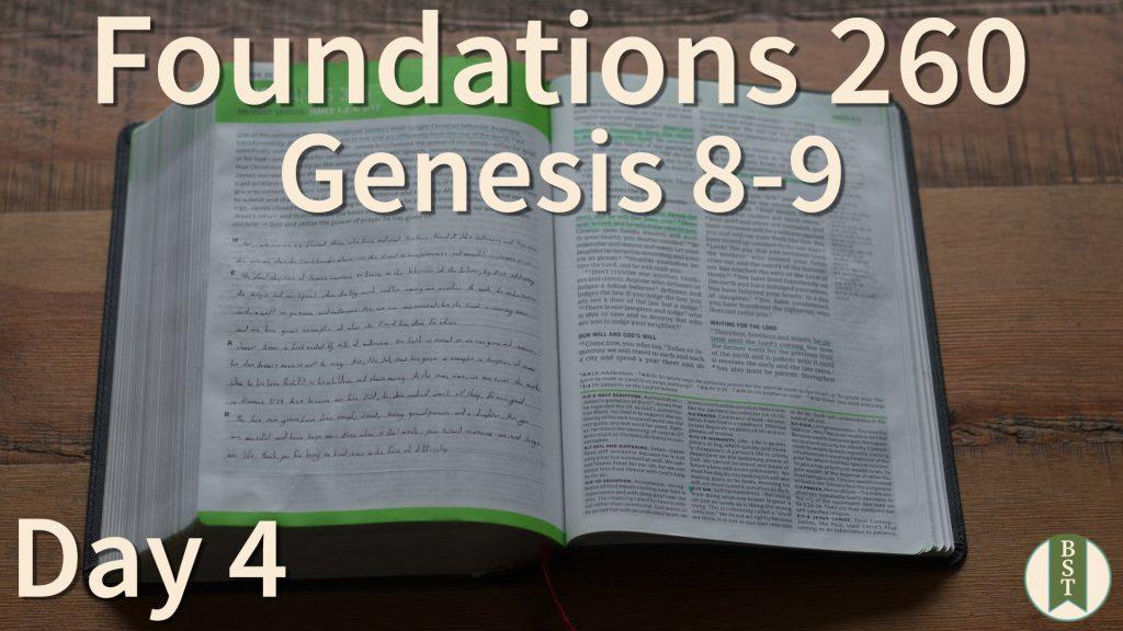 F260 Bible Reading Plan - Day 4