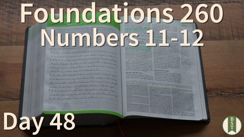 F260 Bible Reading Plan - Day 48