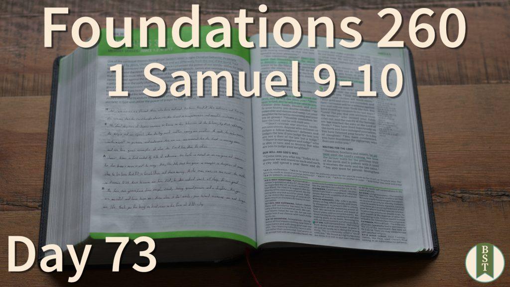 F260 Bible Reading Plan - Day 73