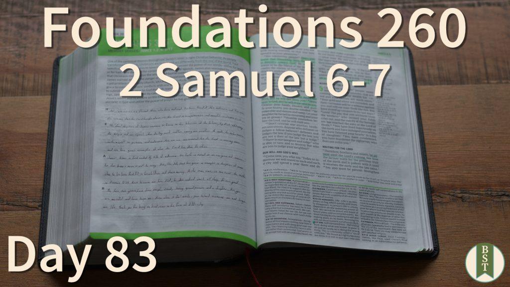 F260 Bible Reading Plan - Day 83