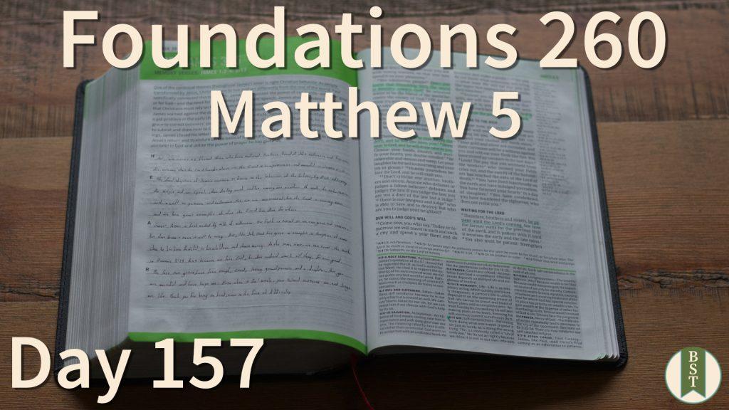 F260 Bible Reading Plan - Day 157