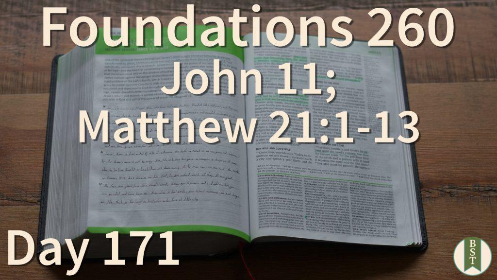 F260 Bible Reading Plan - Day 171